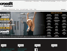 Tablet Screenshot of crossfitcopenhagen.dk